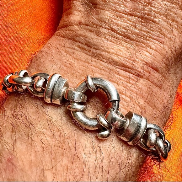 Substantial sterling bracelet. - Picture 2 of 4